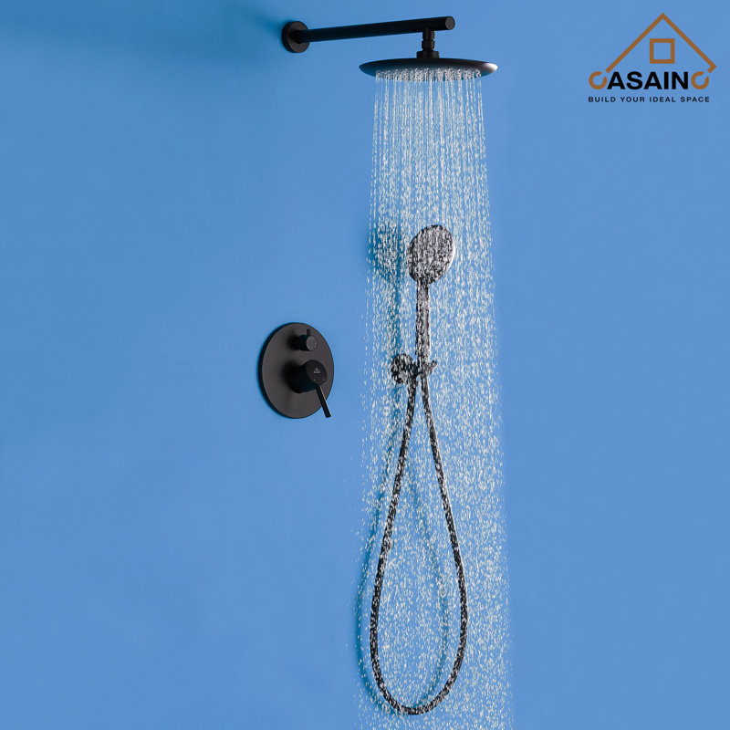 CASAINC Complete Shower System with Roughin Valve & Reviews Wayfair